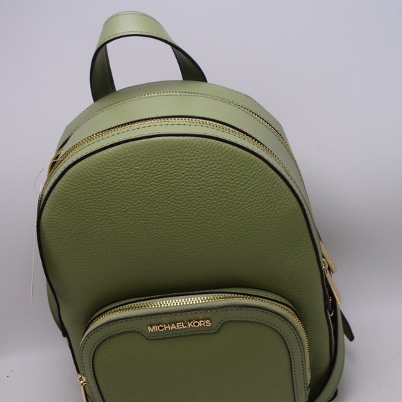 Michael Kors Jaycee Backpack & Zip Around Wallet Llight Sage New - Picture 3 of 8